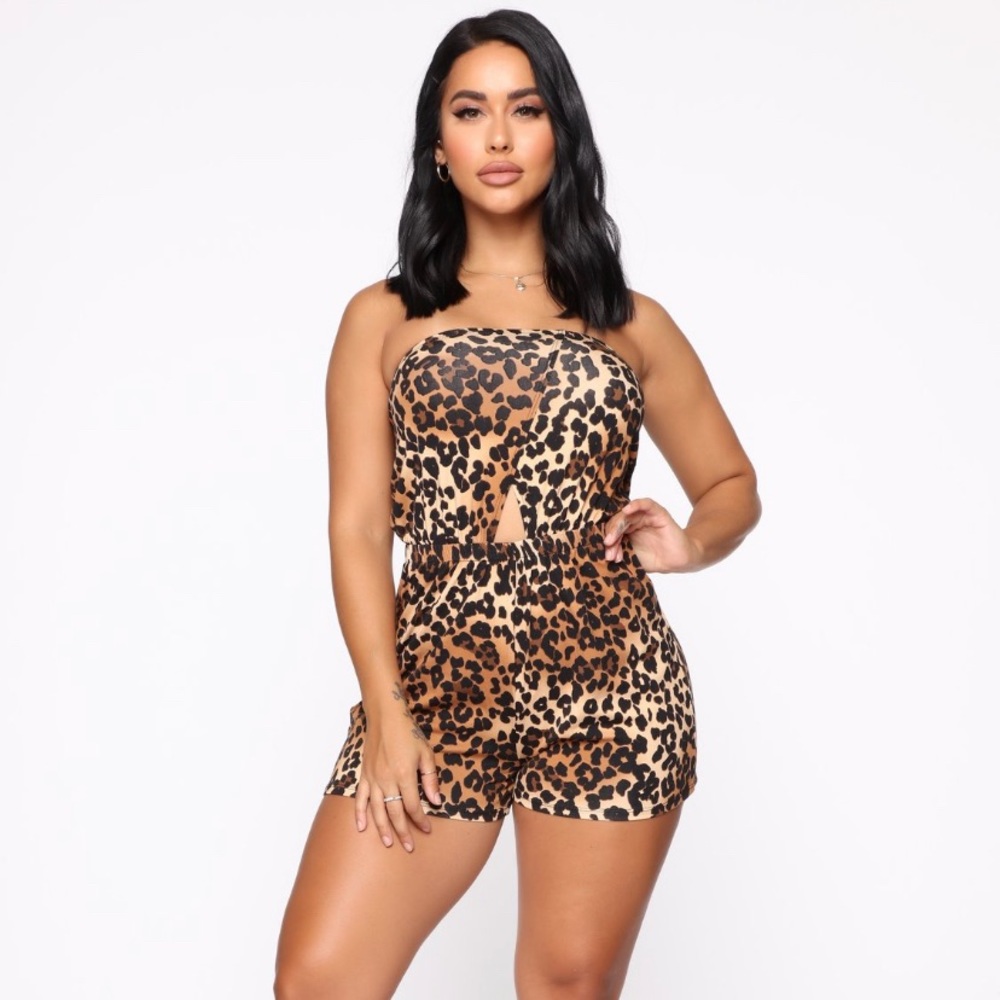 Leopard Romper || Fashion Nova